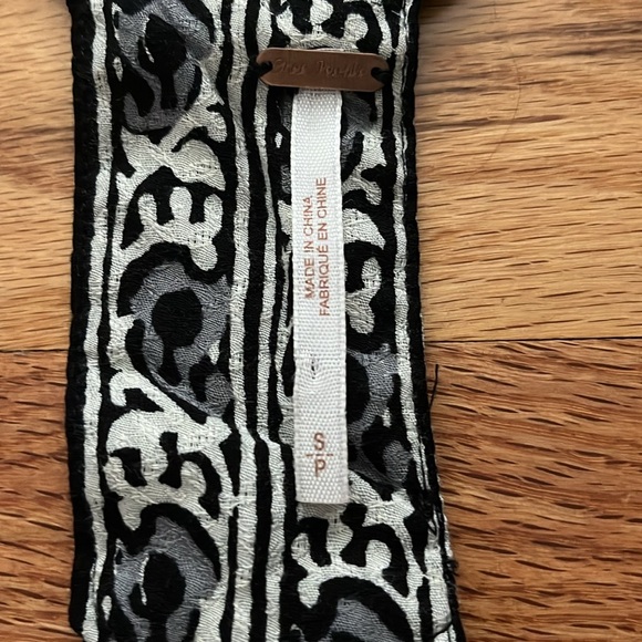 FREE PEOPLE CAMPO rare bohemian racerback tank small - Picture 2 of 4